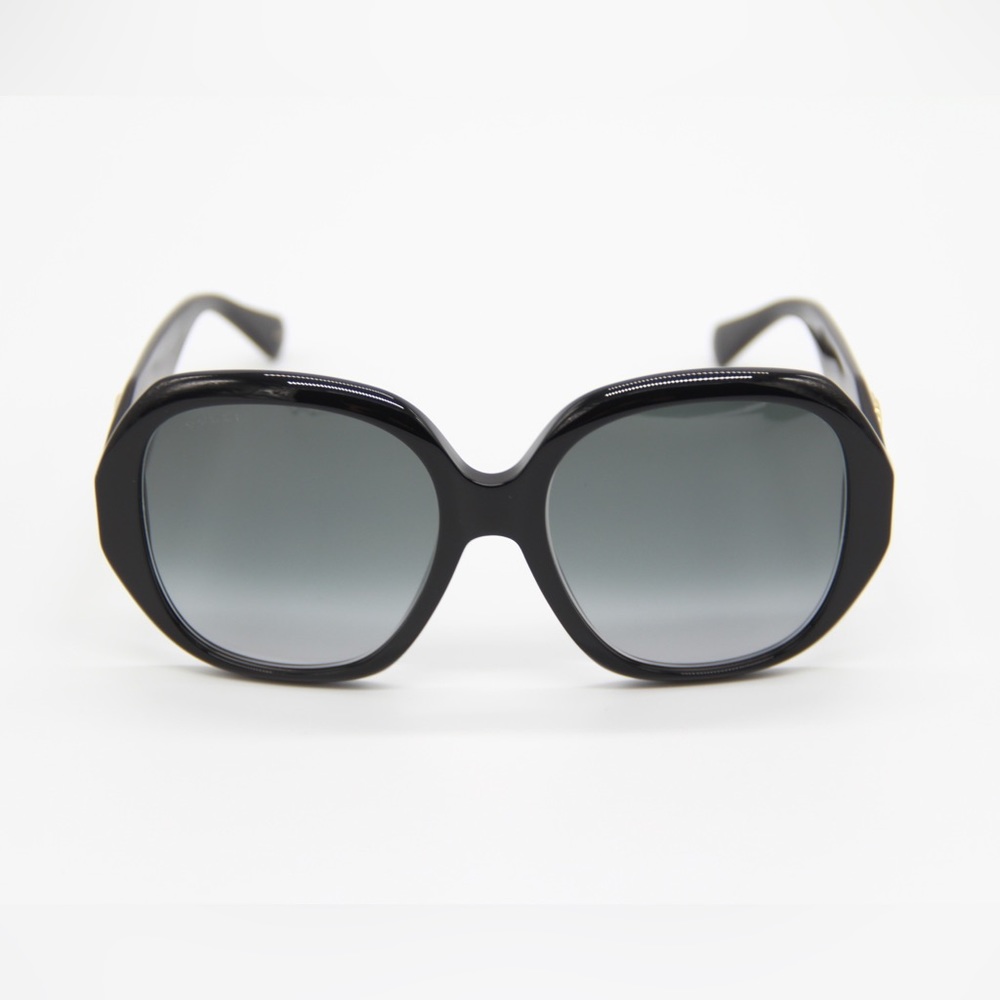 NEW GUCCI GG0796S 001 NEW WOMEN’S OVERSIZED SUNGLASSES GUCCI - Picture 3 of 14